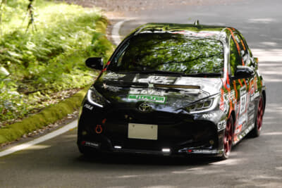 走り出しのSS1「Oouchi Reverse（4.56km）」で3分47秒3だったが、同じコースを走るSS4では3分46秒7とタイムアップ