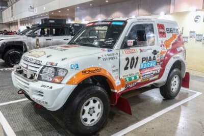 オートモビル カウンシル 2024:パリダカ仕様の三菱パジェロ