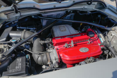 トヨタテクノクラフト MRスパイダー：VVT-i採用の3S-GEを搭載した最終型MR2ベースはわずか8台のみの生産。パワー感もアップしている