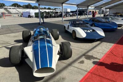 1960年に登場した、ミッドシップレイアウトのレースカープロトタイプとなるCERV 1。レースカーとしてではなく、ミッドシップコルベットの実験や開発のためのテスト車両として作られた