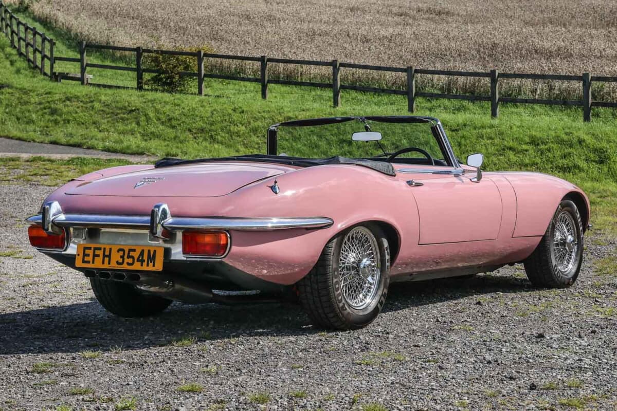 原画　送料無料　ジャガーＥType　１２気筒エンジン ジャガー Eタイプ シリーズ3 2+2 V12エンジン 中古車 情報