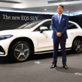 上野社長とEQS SUV