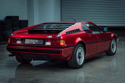 34万2500ユーロ（邦貨換算約5750万円）で落札されたBMW「M1」（C）Courtesy of RM Sotheby's