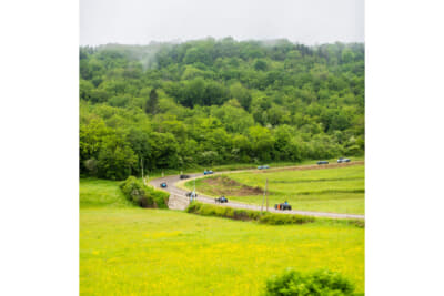ヴォージュ山脈からリヨンの高原までの道のりは、すべての参加者にとっては旅を厳しさを味わうこととなった