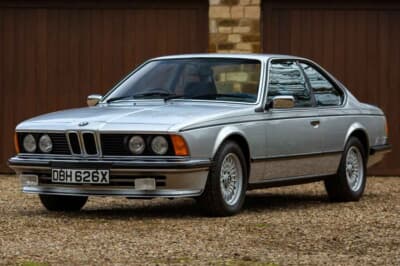 2万1375ポンド（邦貨換算約435万円）で落札されたBMW「635CSi」（C） iconicauctioneers