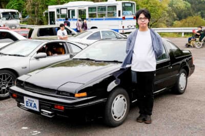 オーナーの“Ryou”さんと1988年式の日産 エクサ