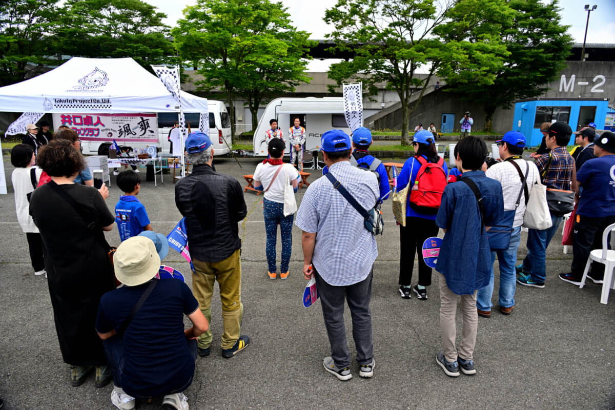 GR86/BRZ Cup第2戦レース当日はピットツアーが行われた