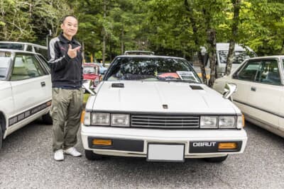 日産 ガゼールと、オーナーの猿谷さん