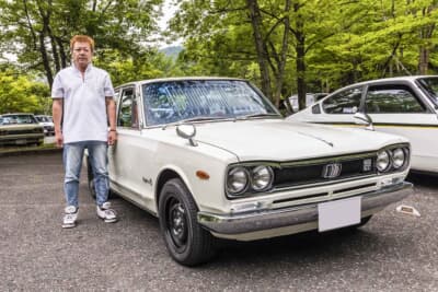 日産 スカイライン2000GTと、オーナーの平石さん