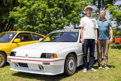 奈良英文さんと1987年式のホンダホンダ バラードスポーツCR-X