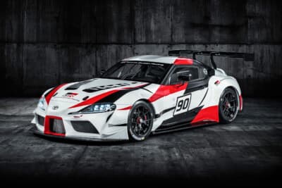 2018年3月の第88回ジュネーブ国際モーターショーで公開されたGR Supra Racing Concept