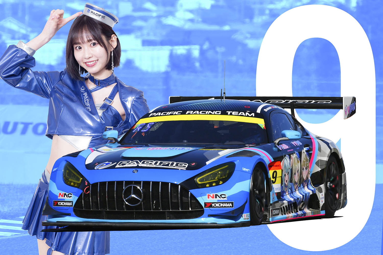 常にチーム体制を一新して挑戦し続ける「PACIFIC RACING TEAM」は、「PACIFIC ぶいすぽっ NAC AMG」で参戦【SUPER  GT Teams】 | AUTO MESSE WEB（オートメッセウェブ） 〜クルマを文化する 〜