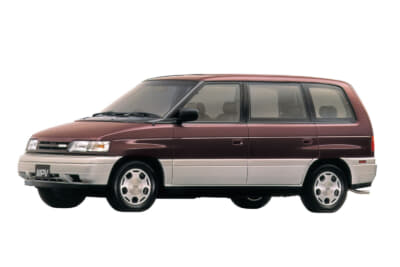 マツダ MPV：初代は1988年〜1999年まで販売され、ロングセラーモデルとなった