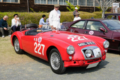 MG A：加藤さんは1956年のミッレミリアに出場したワークスカー「MBL867」を徹底的に再現