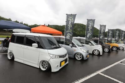 KING OF K-CAR MEETING vol.9では、さまざまなジャンルの軽カーが集合した