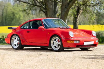 25万～30万ポンド（約5000万円～6000万円）で販売継続中のポルシェ「911 ターボ3.6」（C）Courtesy of RM Sotheby's