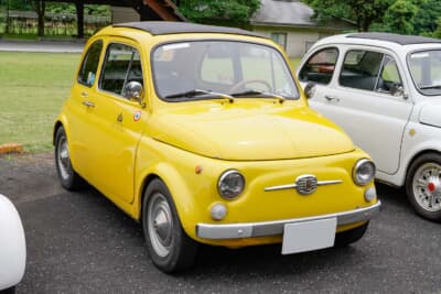 1968年製フィアット 500L。“nap姐”さんが乗り始めて30年。走行距離は40万kmを超えた