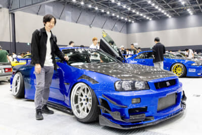 日産 R34型 スカイラインGT-R：2000年式スカイラインGT-Rとオーナーの“Tom”さん