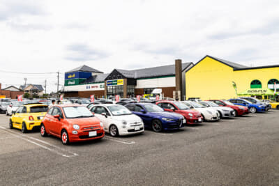 イベントには山形県内外のイタリア車乗りが訪れていた