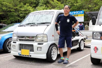 マツダ スクラムと、オーナーの“かんぴょう”さん