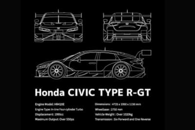 Honda CIVIC TYPE R-GTがあしらわれた限定アイテムが販売