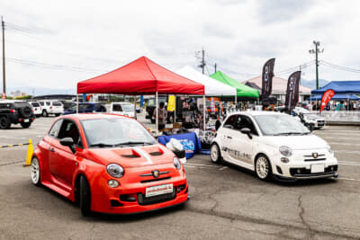 各ブランドのデモカーも展示された