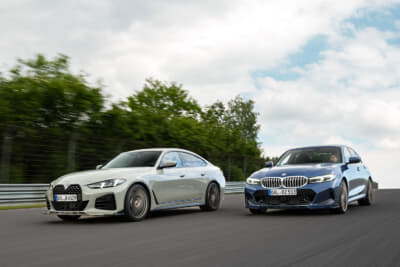 BMW ALPINA B3 GTとB4 GTの走行イメージ