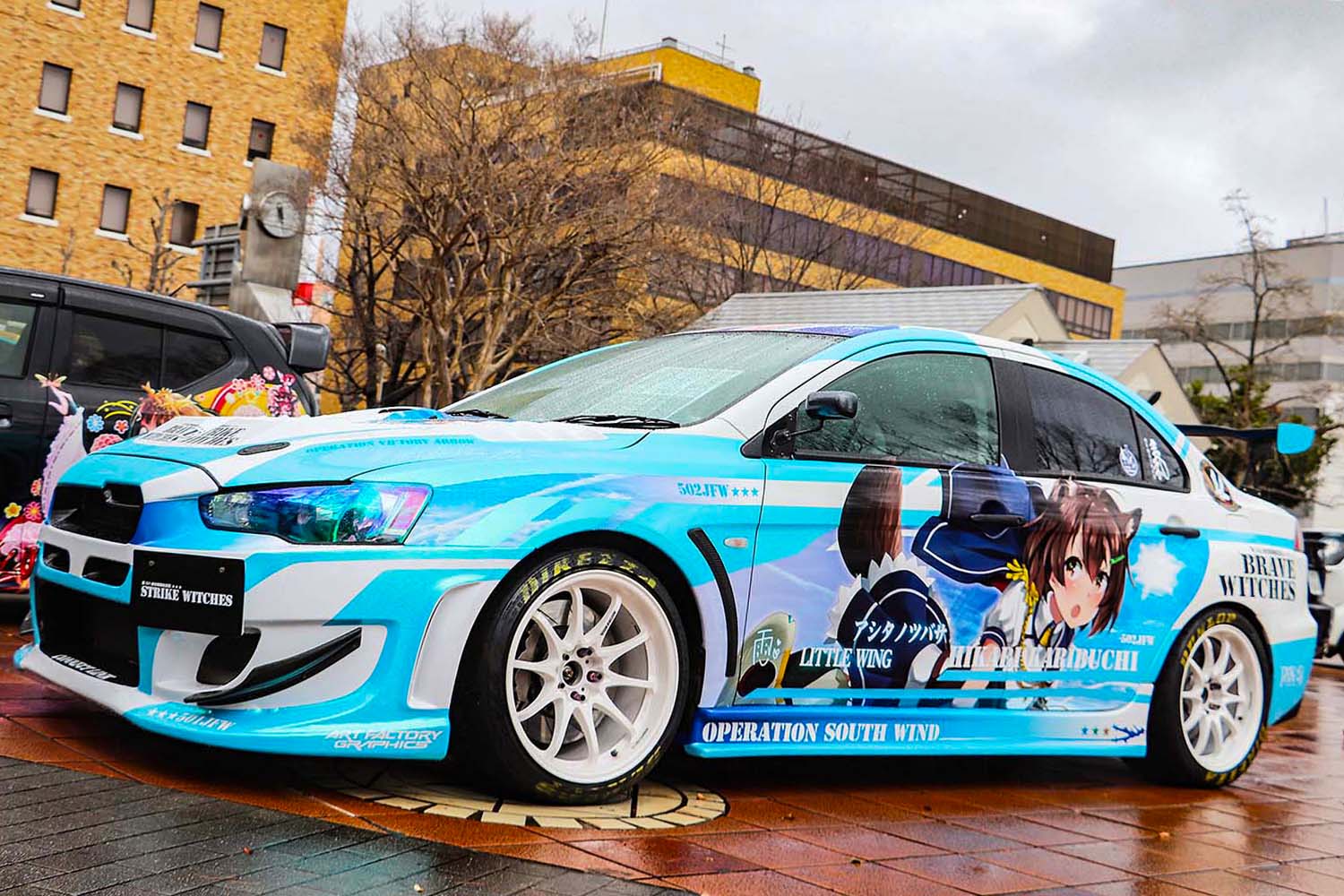 カスタム費用1000万円！ 痛車仕様の三菱「ランサーエボリューションX」はアニメーター公認…もとは全日本ジムカーナ選手権参戦車両です | AUTO  MESSE WEB（オートメッセウェブ） 〜クルマを文化する 〜