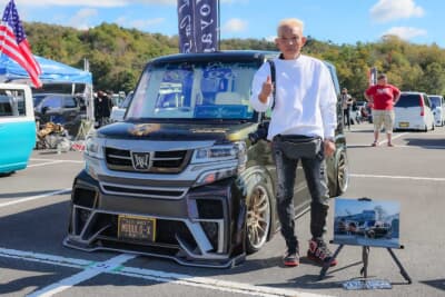 ホンダ N-BOXと、オーナーの“kazukun8181”さん