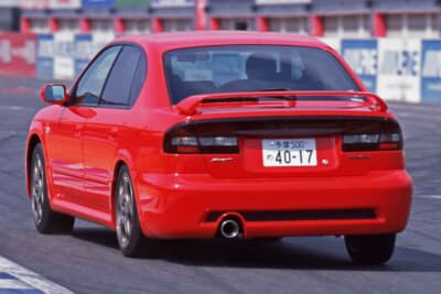 スバル レガシィ B4 ブリッツェン（2000年）：セダンであるB4のターボモデルであるRSKをベースとしたブリッツェン