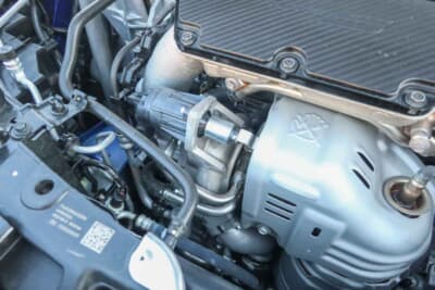アキュラ インテグラ タイプS：K20C型は2L直4ツインカムの直噴ターボを採用。これはSUPER GTやスーパーフォーミュラで使用されているNREと同じパッケージングとなっている