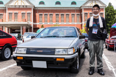 1983年式トヨタAE86 カローラレビン GT-APEXと、オーナーの後藤さん