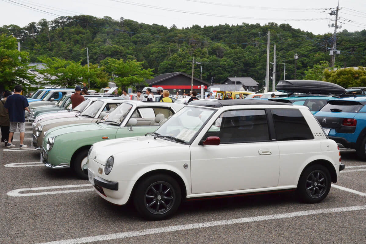 日産 Be-1：新潟県弥彦村で2024年5月3日に開催行われたイベント「GFGS CARLIFE IN YAHIKO Vol.1」