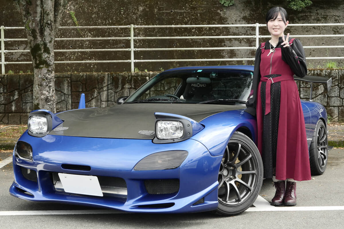 オーナーの井さんとRX-7