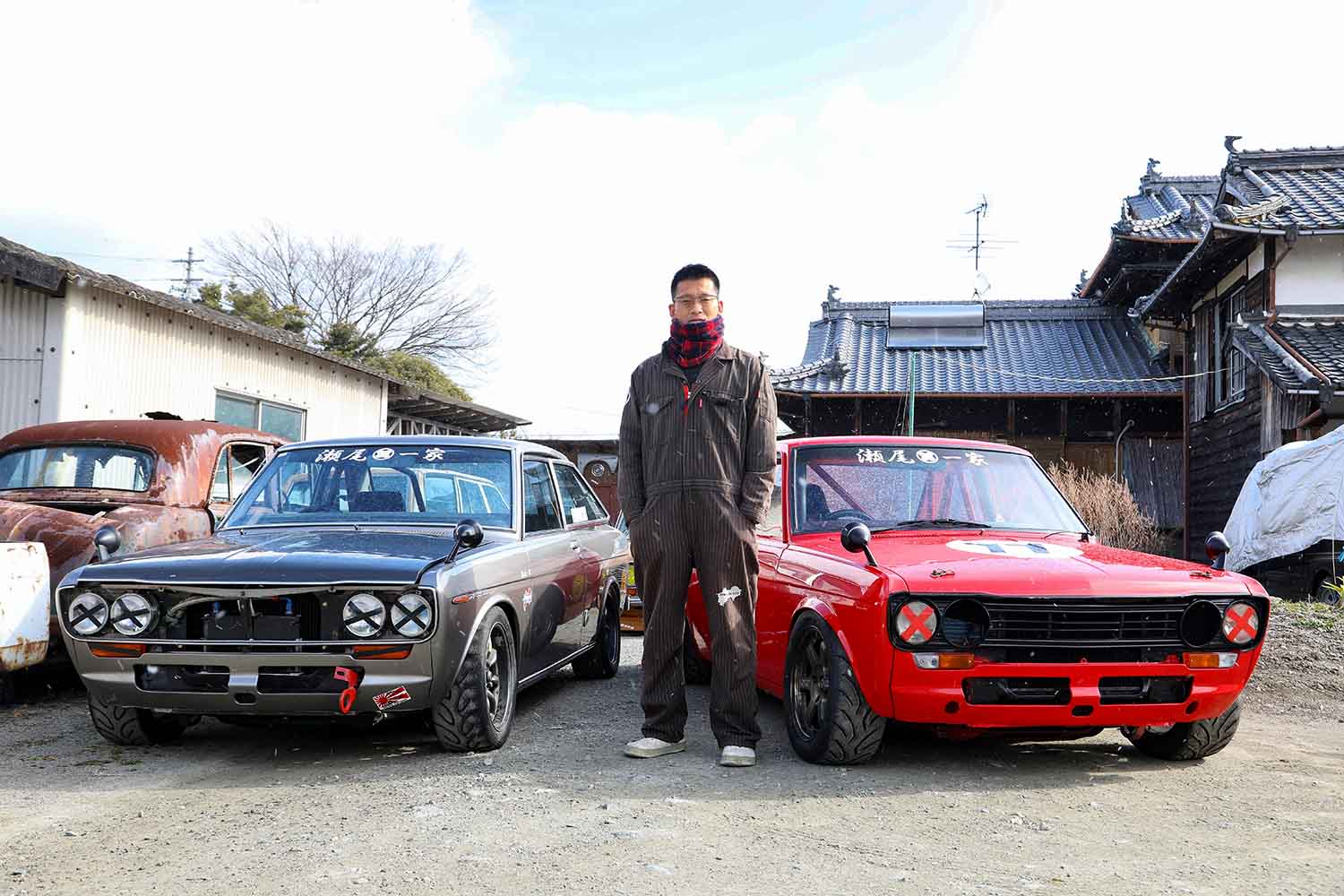 三男はダットサン「510ブルーバード」だけで30台以上所有！ 一家全員で合計100台近くの旧車がある瀬尾一家とは…お気に入りの愛車をお見せします！ |  AUTO MESSE WEB（オートメッセウェブ） 〜クルマを文化する 〜