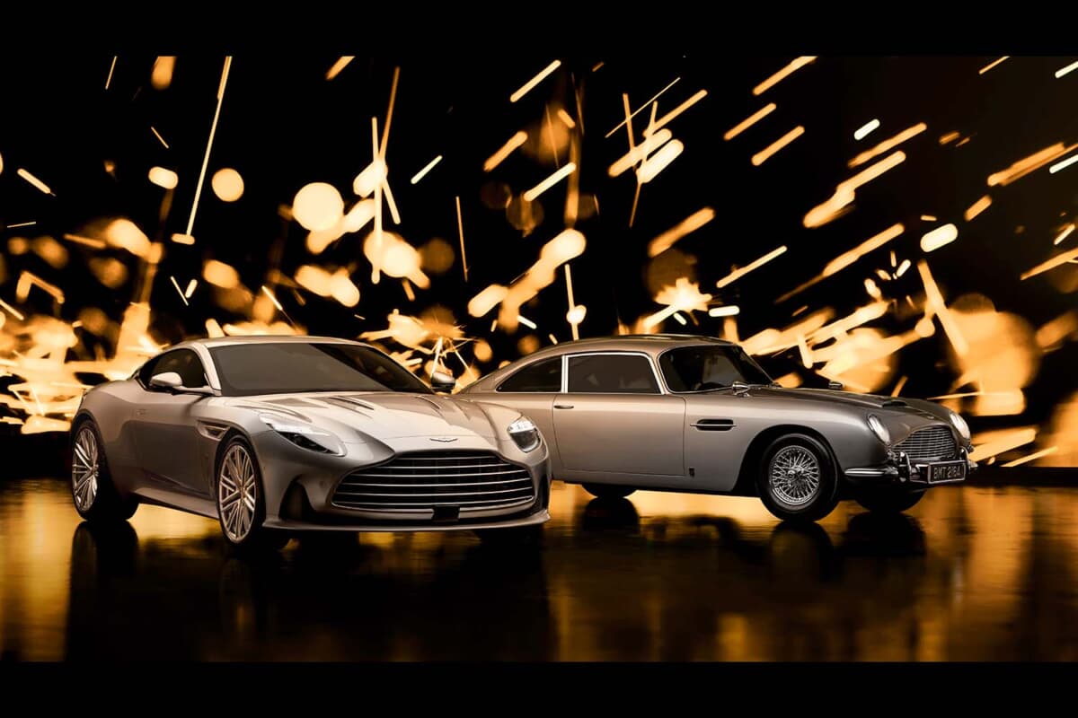 アストンマーティン DB12 ゴールドフィンガー・エディション：映画『007/ゴールドフィンガー』に登場した「DB5」から着想を得て製作された