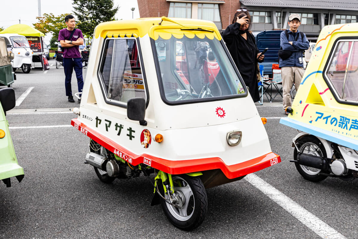 「山パン」仕様に仕上げられたサイデスカー