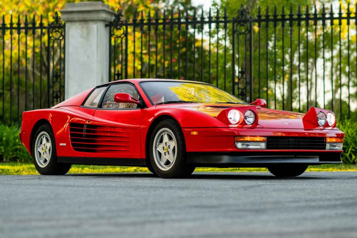 20万1600ドル（邦貨換算約2949万円）で落札されたフェラーリ「テスタロッサ」（C）Courtesy of RM Sotheby's