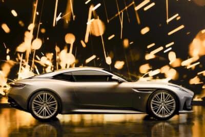 アストンマーティン DB12 ゴールドフィンガー・エディション：アストンマーティンのオーダーメイド・パーソナライゼーション部門である「Q by アストンマーティン」が製作した