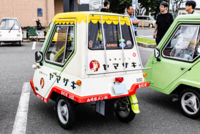 「山パン」仕様に仕上げられたサイデスカー