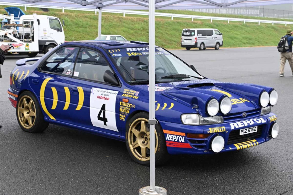 初代インプレッサ（GC8）Gr.A：1994年ニュージーランドラリーでカルロス・サインツ仕様