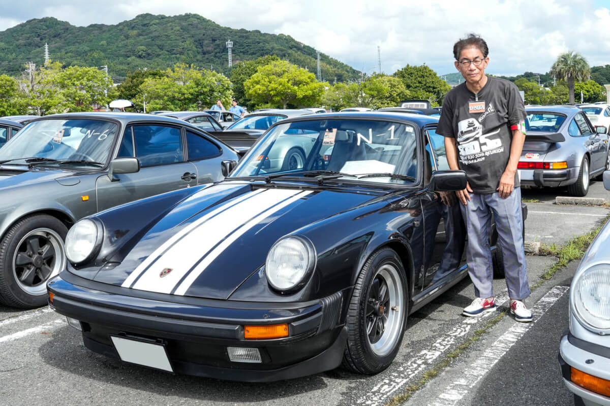 1985年式ポルシェ 911カレラ：オーナーの“ひろぽん”さんは、今回の「PORSCHE930 50th Reunion in JAPAN」の主催者でもある