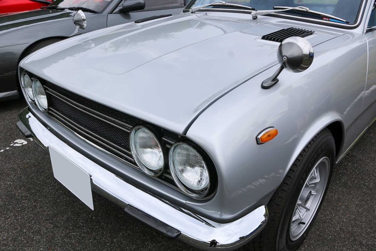 いすゞ ベレット 1800GT：ジェントルな見た目とスポーティな走りを特徴とする大人向けのグレード。1970年に追加設定され、1973年まで生産された