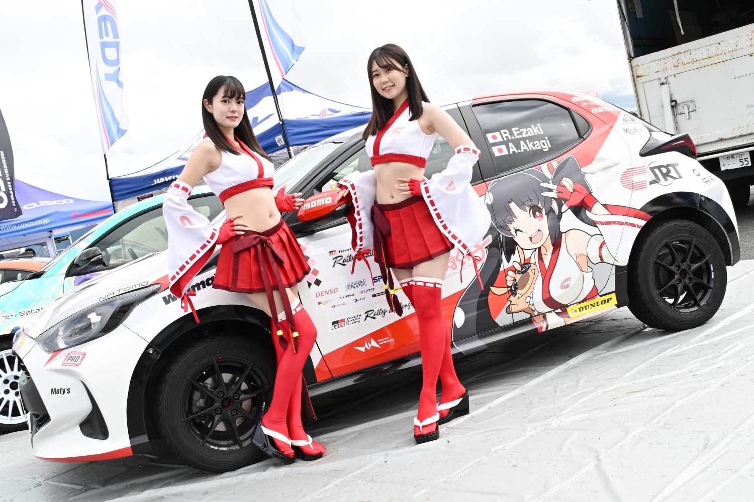 サファリ参戦のスバル「ヴィヴィオ」も走った！ 現役ラリードライバー