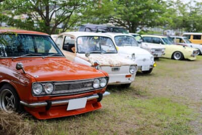 参加車輌の制限は特になし。ノーマル、チューニング、痛車など、様々な車両が集結。「静かに来て静かに帰る」、そして「来たときよりも美しく」。車両の区別よりも、これを守ることが絶対条件なのだ