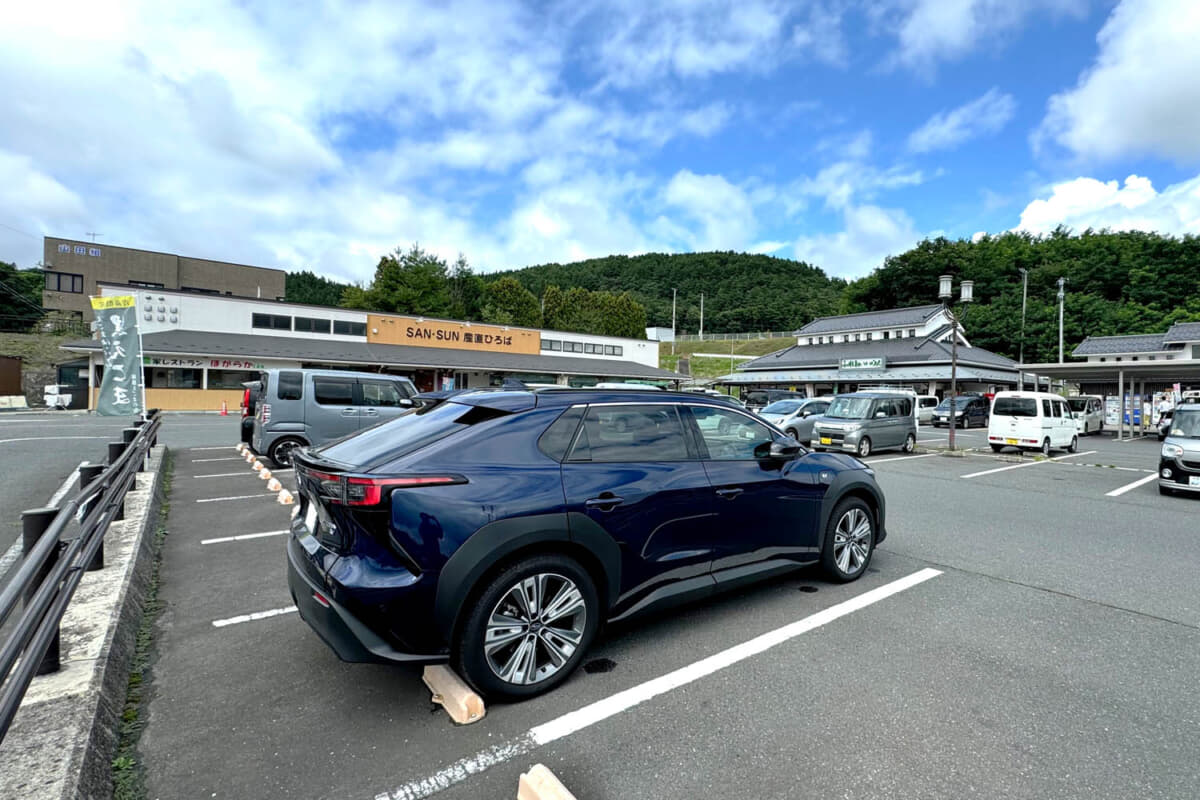 スバル ソルテラ：道の駅 三戸でも休憩をしたが、ここでは充電をしなかった