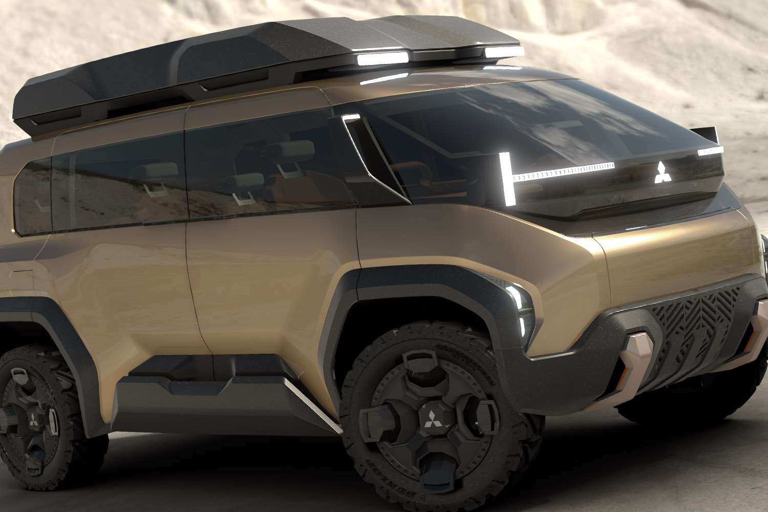 未来の三菱「デリカ」がモビリティショーに登場！「D:X Concept」より