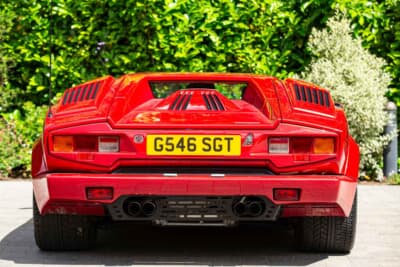 落札はされたが価格不明のランボルギーニ「カウンタック 25th アニバーサリー」（C）Bonhams