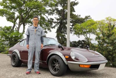 日産 フェアレディ240ZGとオーナーの萩原一男さん