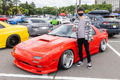 1991年式マツダ FC3S型 RX-7とオーナーの“708boyyy”さん